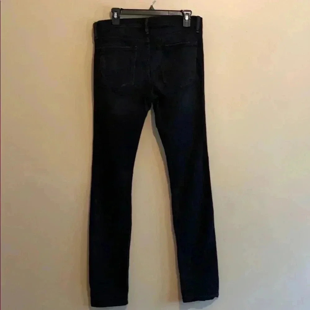 BDG black distressed jeans.